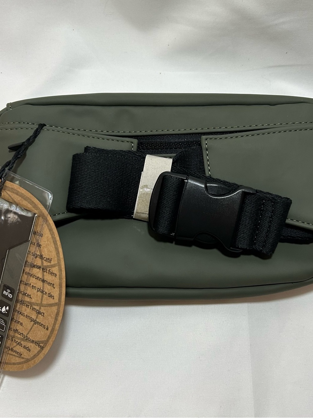 Men's Olive Green Waist Pack with Black Strap Brand New Champs
